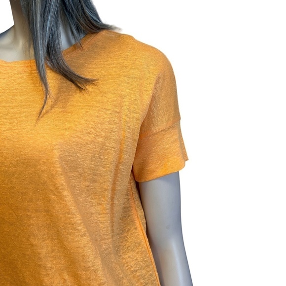 J. Jill Love Linen 100% Top Sustainable Tank Tee Shirt Short Sleeve XS S M - Picture 7 of 14